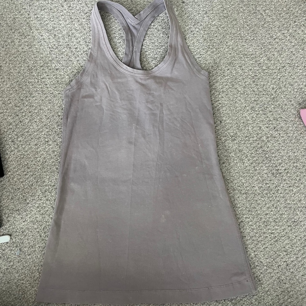 Lululemon Distressed Racerback Tank Top
